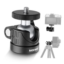 Basic Mini Ball Head, Portable Tripod Head Camera Mount Adapter with 1/4" GM01