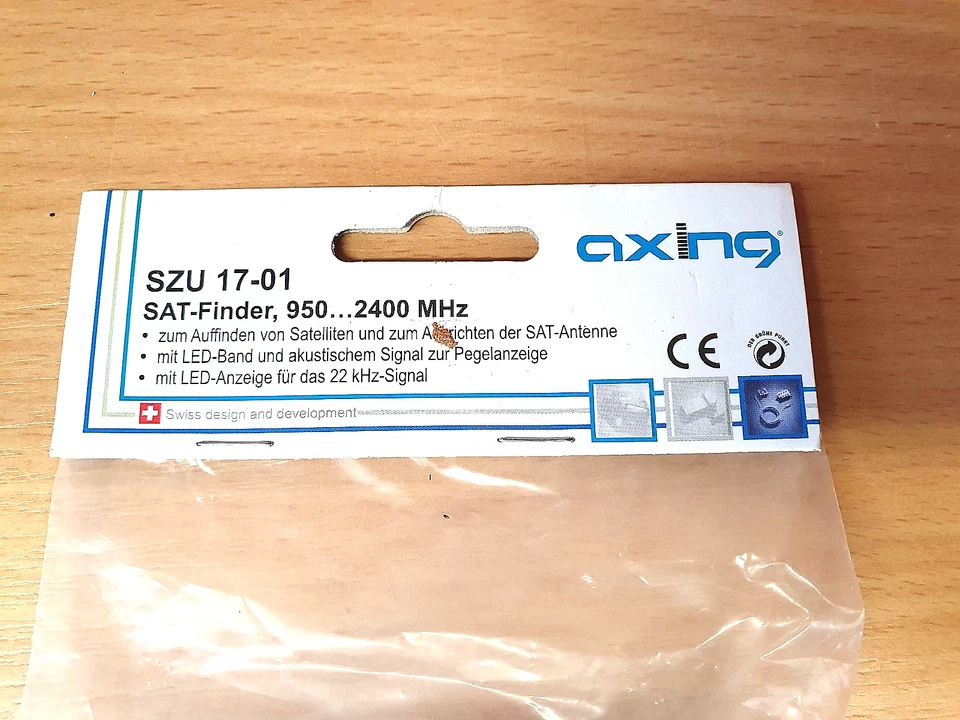 Axing SZU 17-01 Sat-Finder Satellitenfinder Digital Mit Tonsignal - Bild 3 von 4
