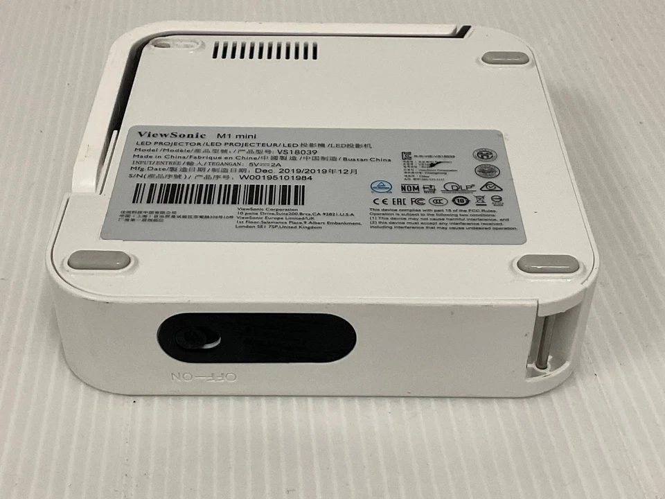 ViewSonic M1 Mini Portable LED Projector Teal USB HDMI Compact - Image 4 of 4