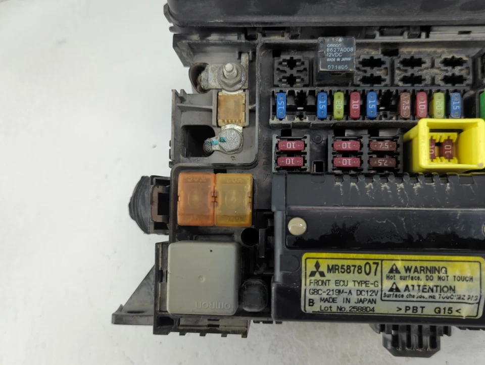 Módulo de relé de caja de fusibles Mitsubishi Galant 2008-2009 4831|pp-t10 AS7QC Foto 3 de 4