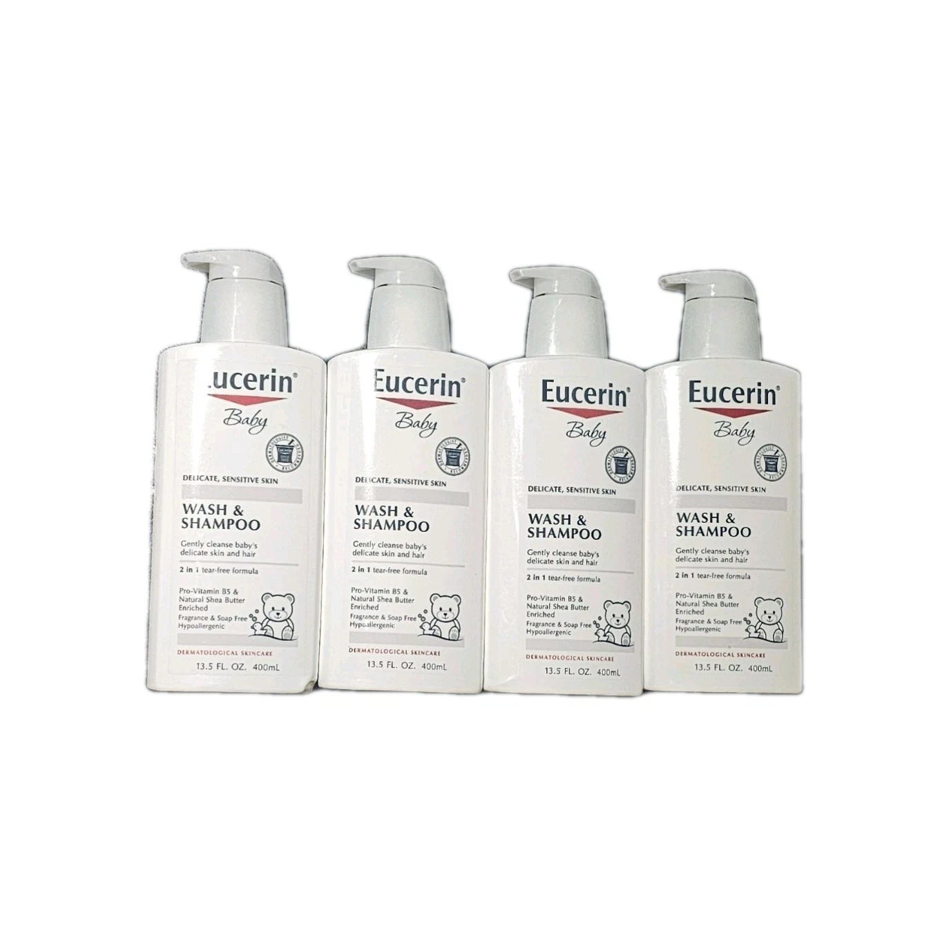 LOT (4) EUCERIN BABY WASH & SHAMPOO 2IN1 TEAR-FREE FRAGRANCE-FREE 13.5 FL OZ
Opens in a new window o