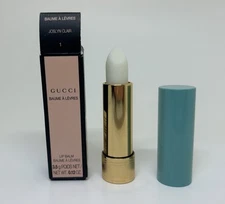 Gucci Baumé À Lèvres Lip Balm Sheer Lipstick JOSLYN CLAIR 1 Clear .12 oz New NIB