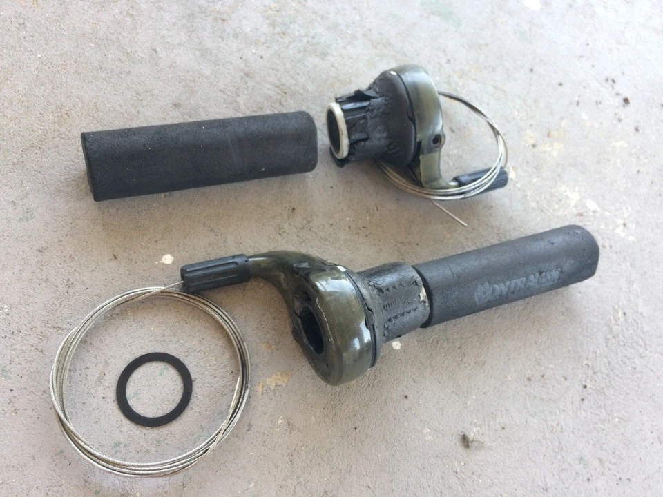 SRAM Grip Shift SRT800 Shifter XRAY 8s Twist Triple 3x8 Speed Clear 90s MTB A4 - Image 3 of 4