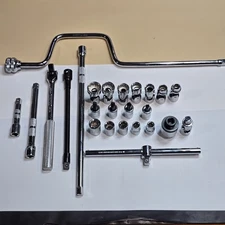 Proto Breaker Bar Set J5280AG 25 Piece With Multiple Attachments New (No Box)
