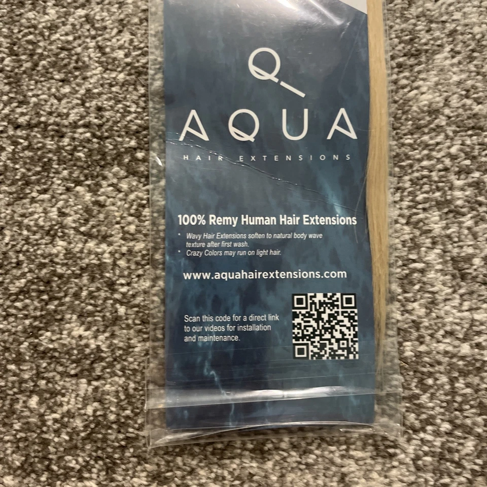 Extensiones de cabello Aqua Cinta Extensiones de cabello 18/22 Ombre Longitud 14. 10 piezas Foto 4 de 4