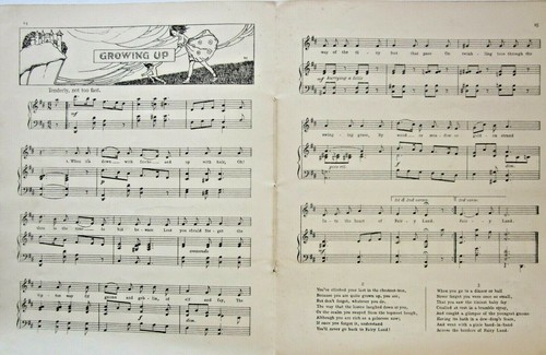 1920s? Songs from Punch Old Childrens Music Book Fairies E Farjeon Phyllis Chase - Picture 7 of 12