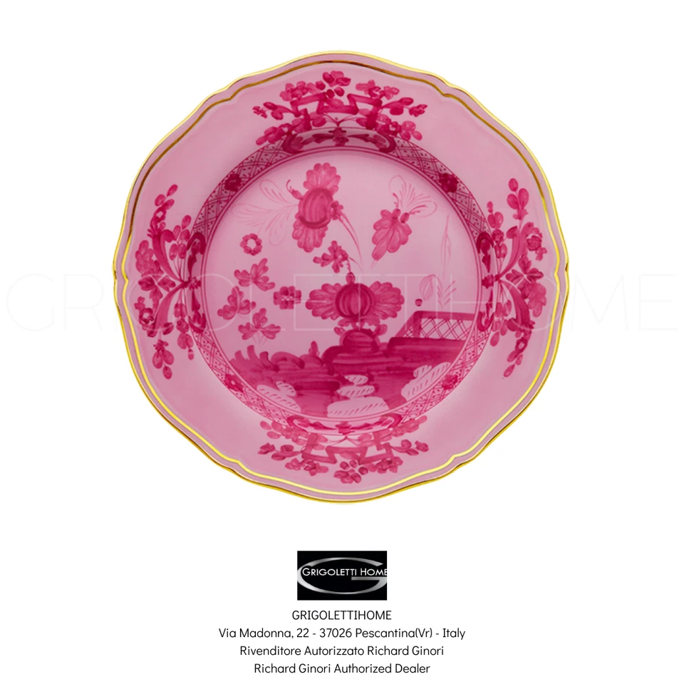 Richard Ginori - Oriente Italiano - Set 6 Geschirr Teller Ø CM 26,5 / Inch 10.23 - Bild 4 von 4