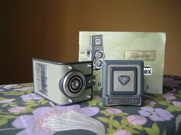 ROLLEIFLEX  BACK & TOP GREY ( NEW )