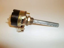 1K Ohm Potentiometer, SPST Switch 1.5" Long Extended Shaft Audio Taper Pot FS