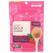 Organic Goji Powder  4 Oz By Navitas Organics