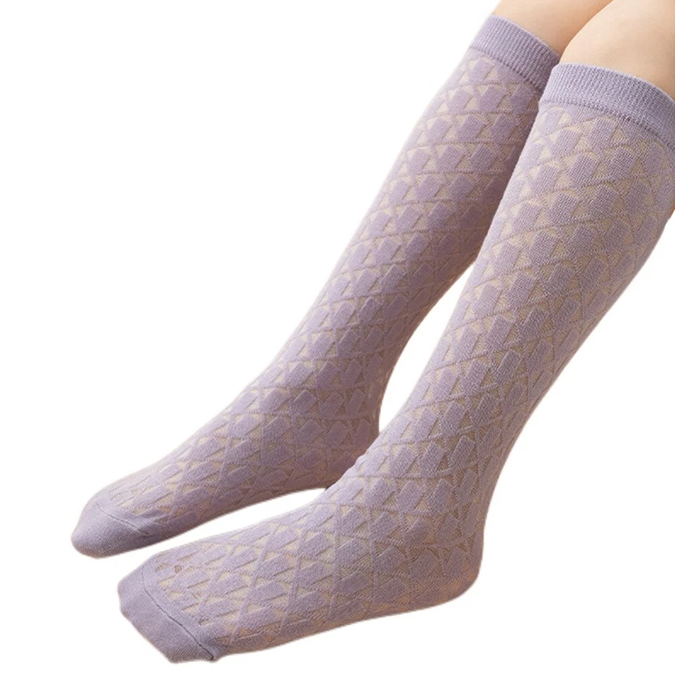 6 pares de calcetines de tubo de media pantorrilla elásticos para niños y niñas Foto 4 de 4