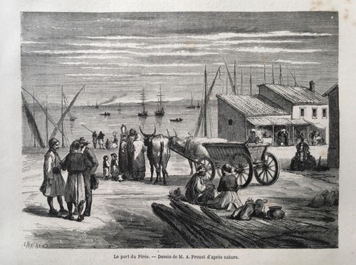 Original 1860's article, Athens, numerous frameable engravings!Greece - Picture 4 of 17