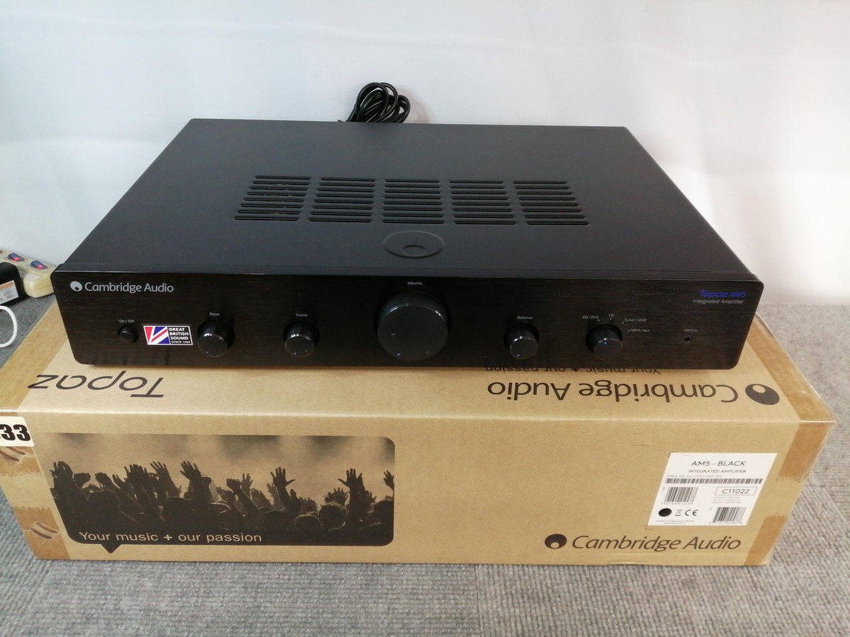 【中古美品】Cambridge Audio Topaz AM5 Integrated amplifier CAMBRIDGE AUDIO TOPAZ AM5 black