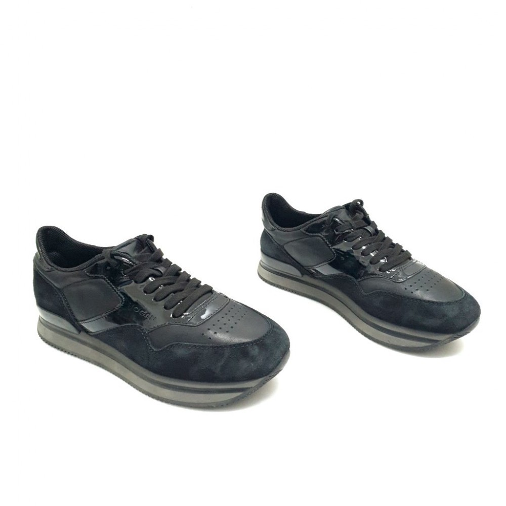 hogan Turnschuhe Frau Gr. 38,5 Gämse schwarz Farbe hogan Turnschuhe Frau Gr. 38,5 Gämse schwarz Farbe