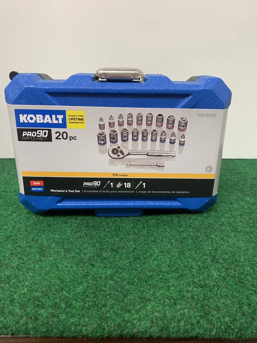 Kobalt pro 90 cheap ratchet 20 pc