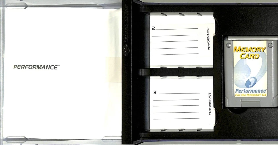 Tarjeta de memoria Nintendo 64 Performance en estuche Foto 3 de 3