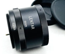 LENTAR-  2-piece Extension Macro Tube set, w/ 2 caps, for M42, Metal