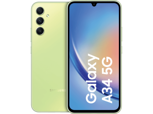 SAMSUNG Galaxy A34 5G 128 GB Awesome Lime Dual SIM Smartphone Handy - Bild 1 von 1