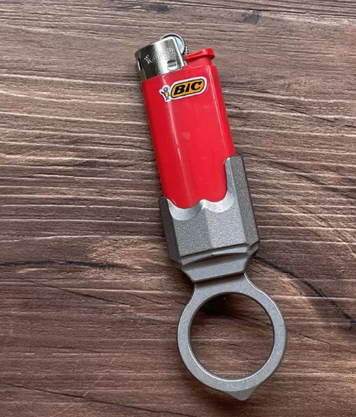 Logo Lighter Case Key Chain