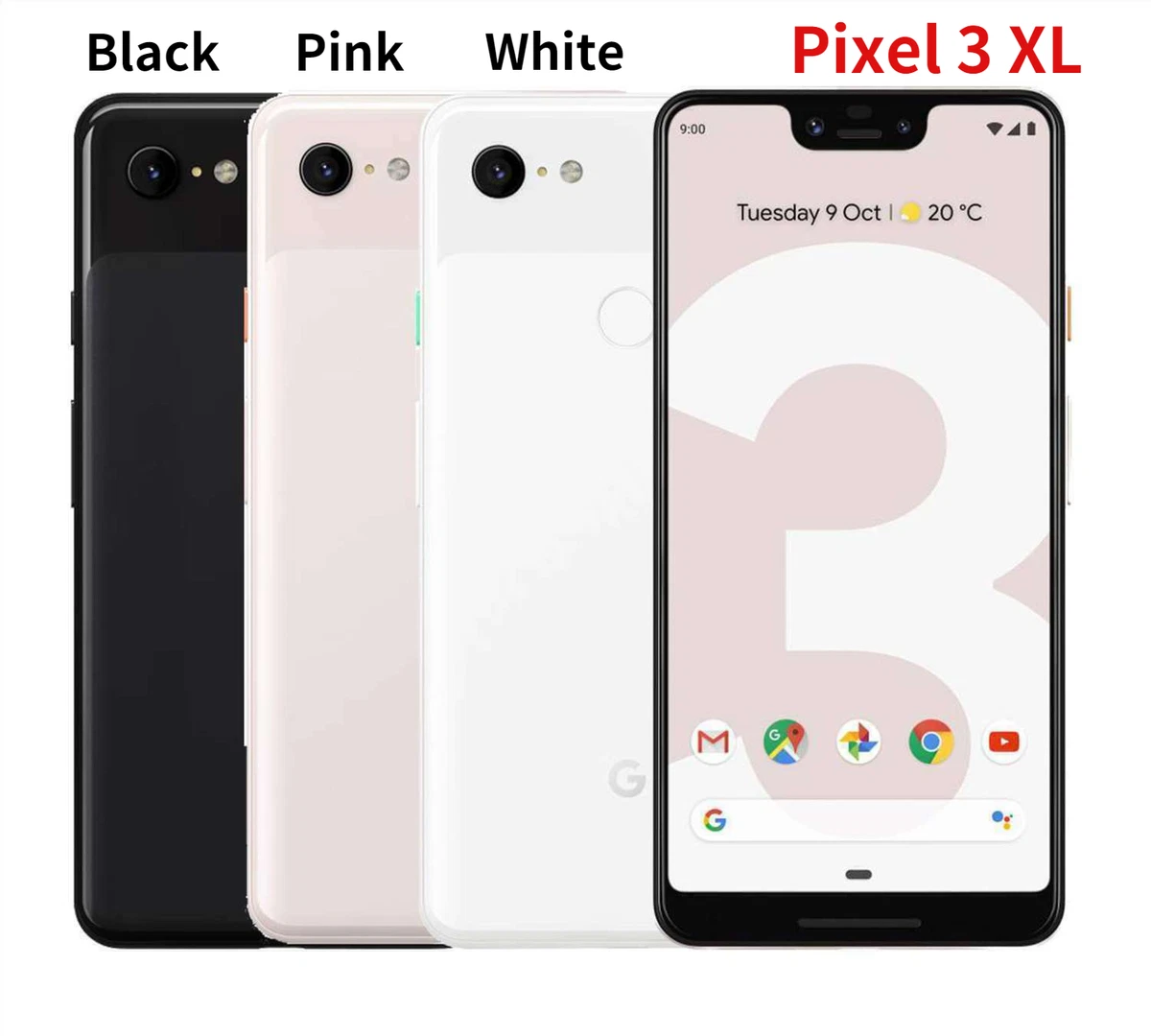 Google Pixel 3 XL 128 GB Unlocked Cell Phones & Smartphones for