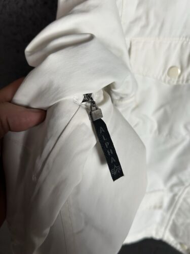 alpha industries jacket White M - Picture 4 of 9