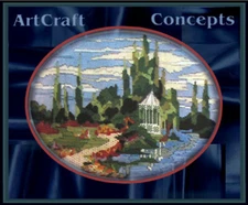 *VINTAGE LONGSTITCH* ARTCRAFT CONCEPTS * Special Edition TOUCH of SPRING GAZEBO*