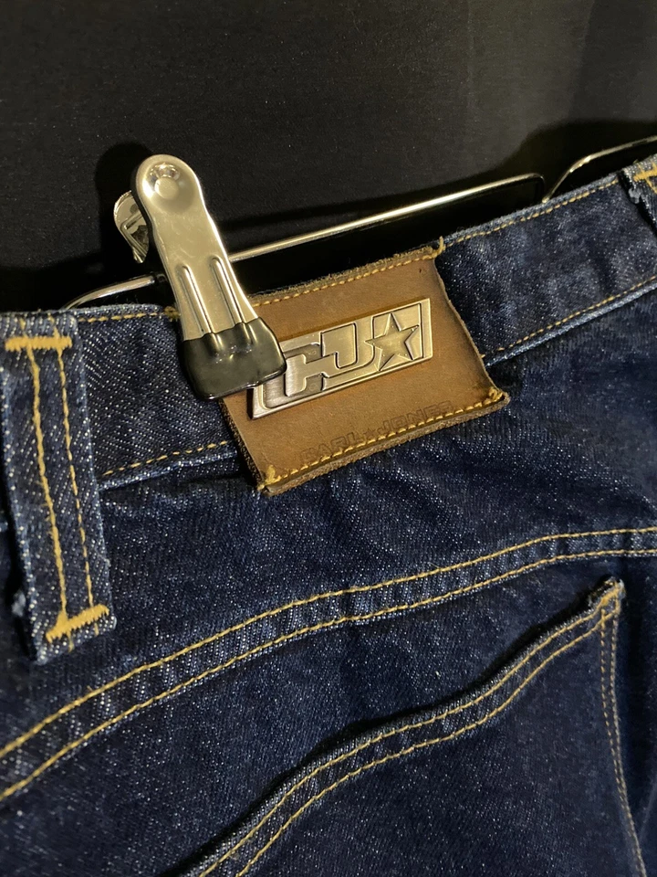 Jeans Carl Jones Vintage Años 90 Y2K 38x32 Pierna Ancha Sueltos Azul Hip Hop Patinador Grunge Foto 4 de 4