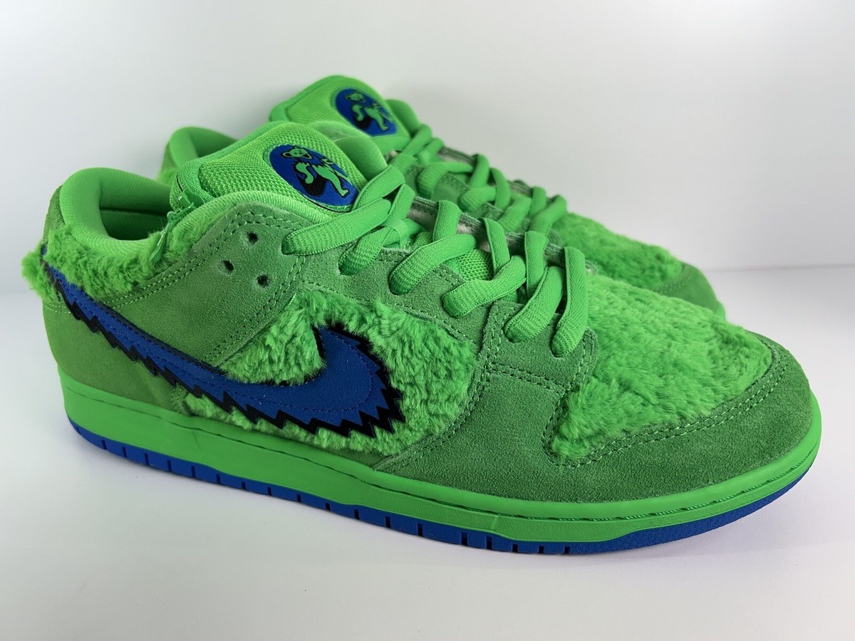 Nike SB Dunk Low Grateful Dead Bears Green Size 11.5 CJ5378 Nike SB Dunk Low Grateful Dead Bears Green Size 11.5 CJ5378