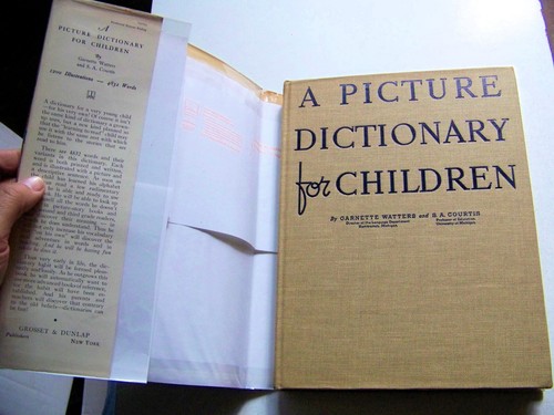 1939 1st Edition A PICTURE DICTIONARY FOR CHILDREN By WATTERS & COURTIS w/DJ - Picture 3 of 7