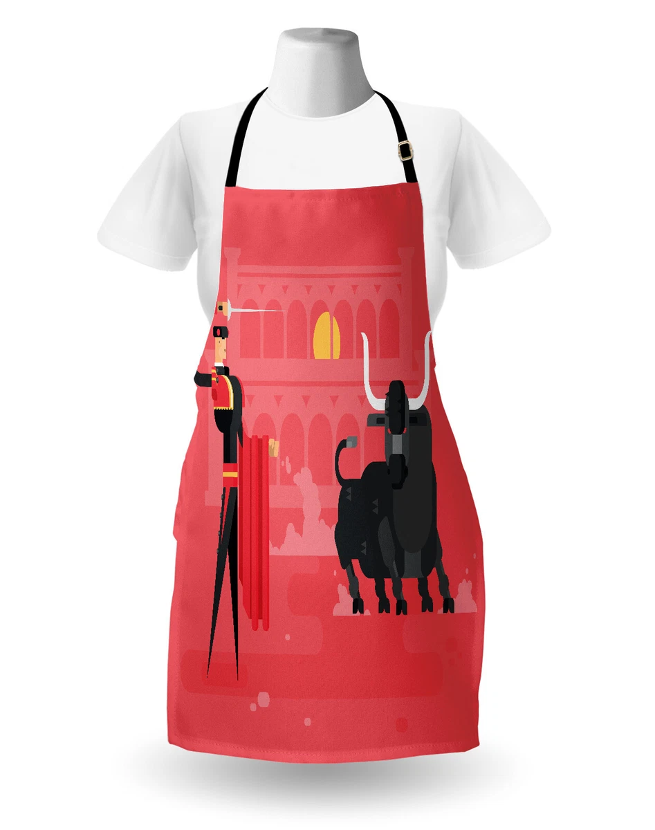 Spanish Apron Matador Bull Arena