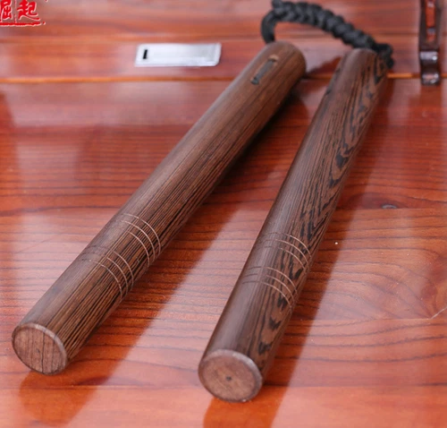 27cm Nunchaku hölzernes Nunchaku chinesisches Kung Fu Kampfkunst-Trainingsgerät* - Bild 5 von 10