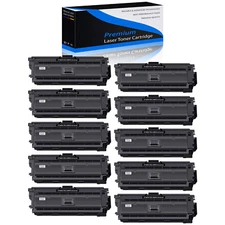 10PK CF360X Black Toner for HP 508X LaserJet Enterprise MFP M577f M552dn M553x
