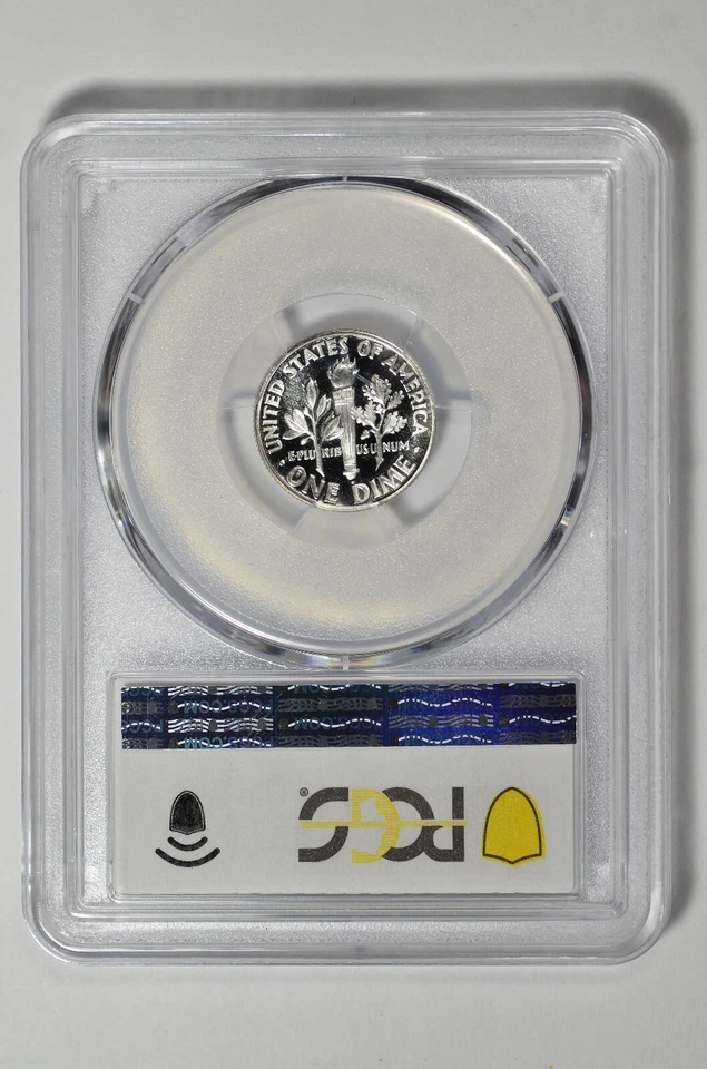 1960 10C Silver Roosevelt Dime PCGS PR 67 CAM DDO FS-103 - Image 3 of 3