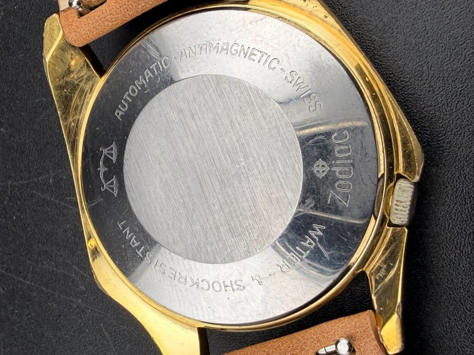 1960's ZODIAC Olympos Men's Automatic Mystery Dial 35mm 703-918 - Image 3 of 4