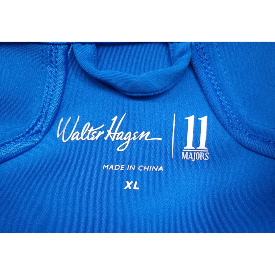 Walter Hagen XL Golf Vest Sleeveless 1/4 Zip Pullover Athletic Blue Mens - Image 3 of 4