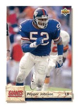 1992 Upper Deck #225 Pepper Johnson