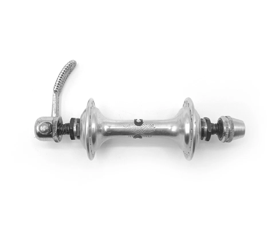 Moyeux avant Campagnolo Record 36 trous vélo ancien vintage - Photo 3/4