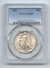 1945 Walking Liberty Half Dollar, PCGS MS-65