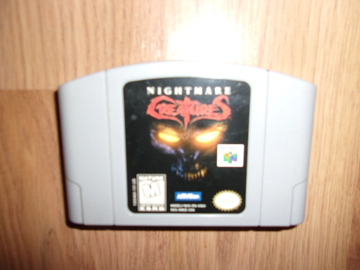Nightmare Creatures Nintendo Rating M-Mature Video Games for sale
