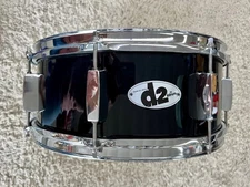 NOS DDrum D2 Series 5.5" x 14" Snare Drum in Midnight Black