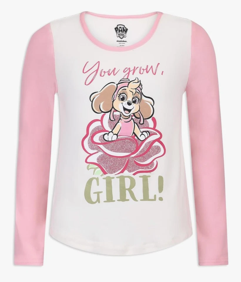 Paw Patrol Nickelodeon Skye Girls 4pcs Long Sleeve Shirt Sweat Pants Size 2T - Image 3 of 4
