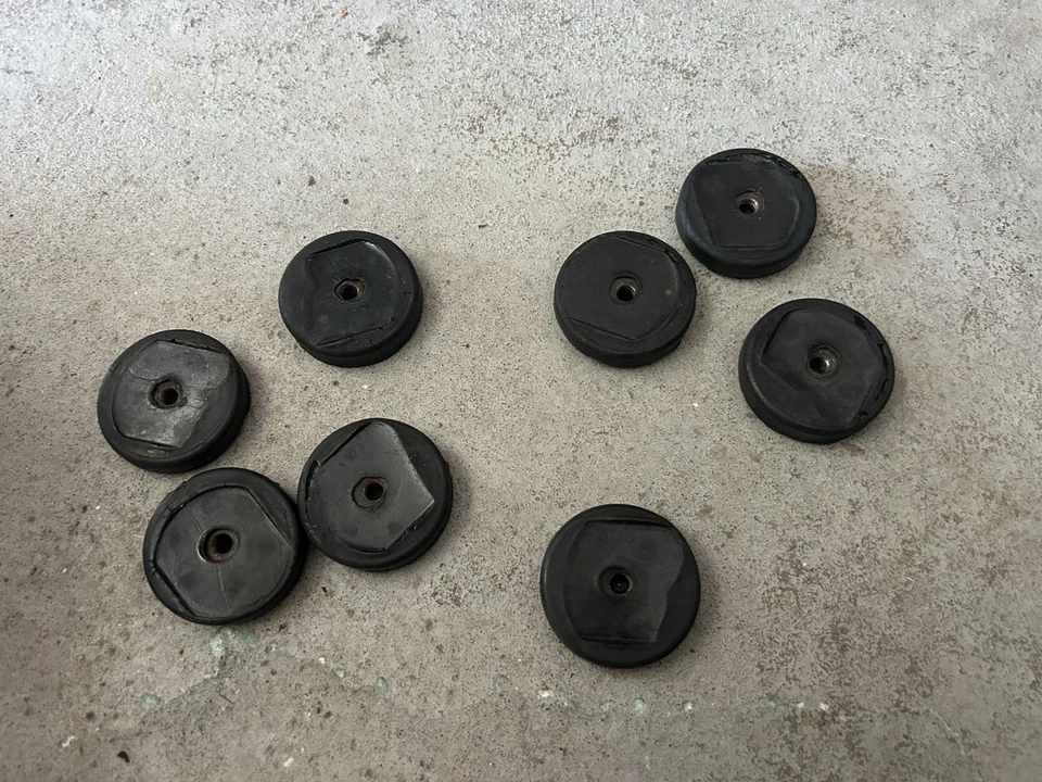 Set of 4 Rubber SHOCK MOUNTS for Herman Miller Eames Fiberglass Chairs H base - Image 3 of 4