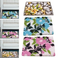 Latch Hooking Rug Kits Embroidery Carpet Pattern Making W/ Printed Canvas