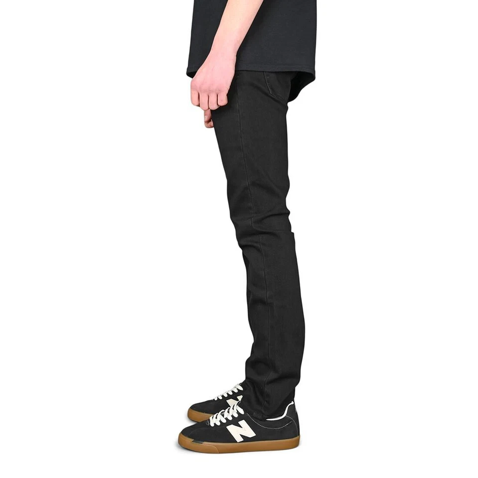 Volcom Vorta Slim Recto Vaqueros - Negro Exterior (SP24) - Imagen 3 de 4