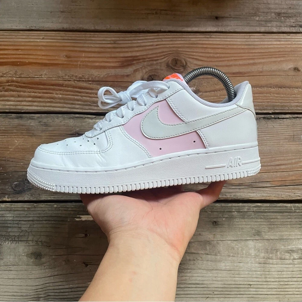 Size 6.5 Women Nike Air Force One 1 Pink Foam Shoes cz0369 100 90