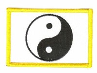 Flaggen AufnäHer Patch Ying Yang Fahne Flagge