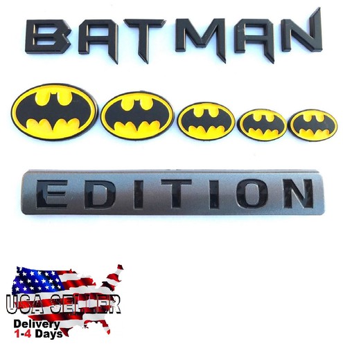 BATMAN FAMILY EDITION Molding Emblem car plaque logo TRUCK decal SUV SIGN 01 - Bild 5 von 9