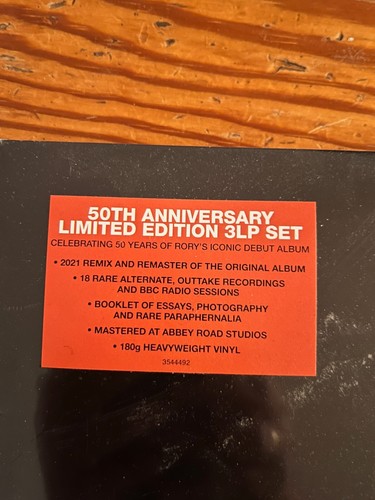 Rory Gallagher 50th Anniversary Limited Edition, 3 LPs NEU sealed, versiegelt - Bild 2 von 4