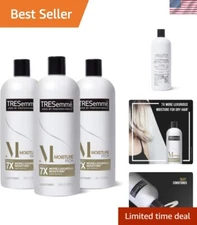 Moisture Rich Conditioner Set of 3 for Dry Hair - 28 oz Total - Salon Quality