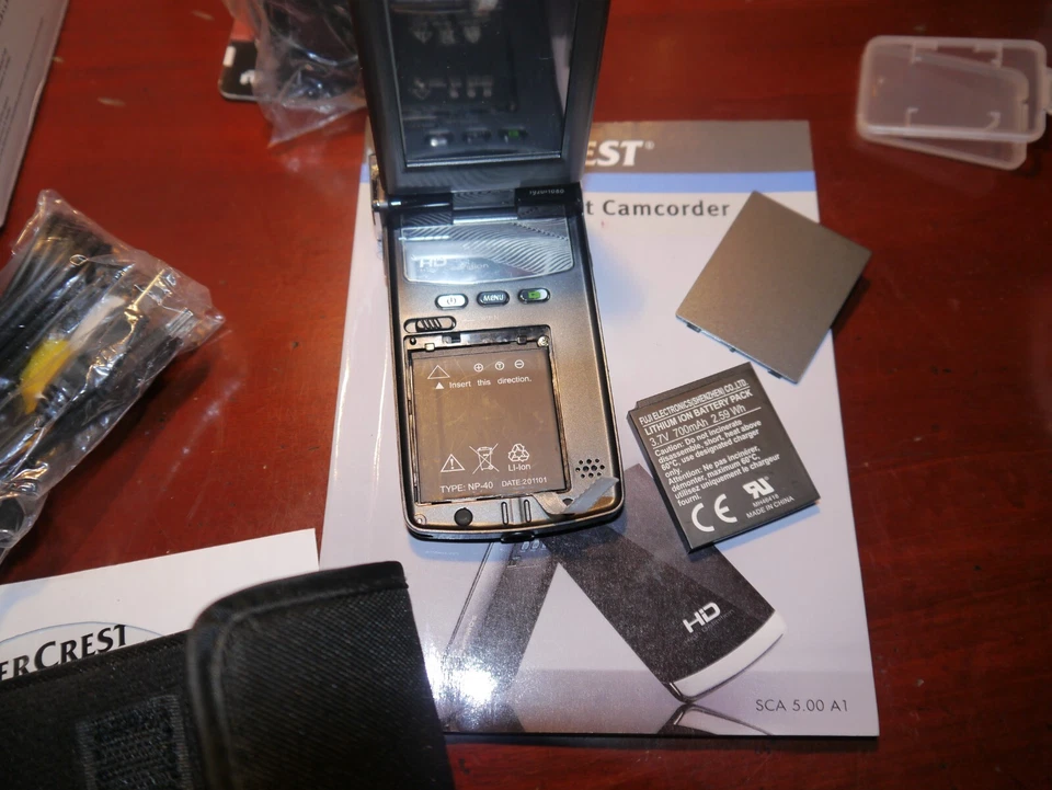 -SilverCrest Digital HD Pocket Camcorder 1080p touchscreen LCD Memory card HDMI- - Image 3 of 4